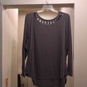 T-shirt with ribbon collar detail 26/28